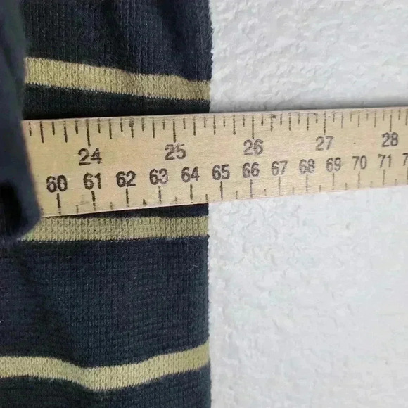 Vintage Polo Ralph Lauren Polo Black and Yellow Striped Sz XXL - Picture 5 of 6